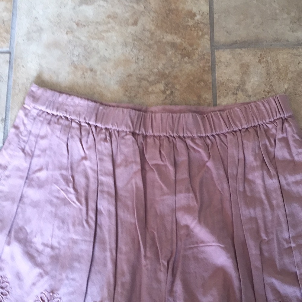 Aerie Blush Pink Soft Eyelet Skirt - Picture 2 of 4